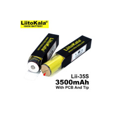 Battery Liitokala Lii-35S 18650 3500mAh 10A 3.7V Li-ion