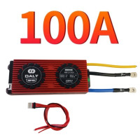 Плата захисту акумулятора BMS DaLy LiFePO4 12V 4S (14.6V) 100A з окремим портом для заряджання
