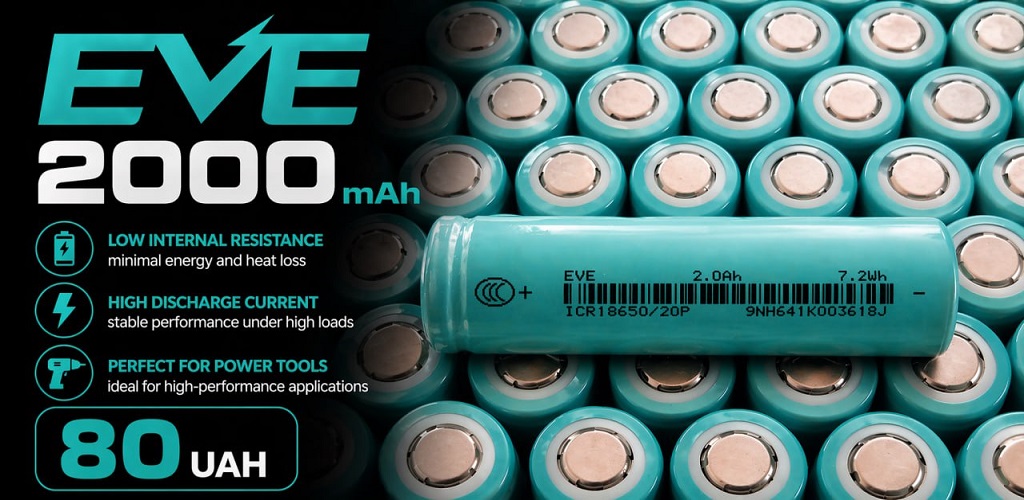 Battery EVE 18650