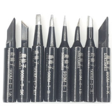 Set of soldering tips Luxianzi 900M black 8pcs