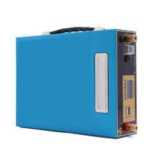 Battery Case 33x23x7 cm, Metal, Blue