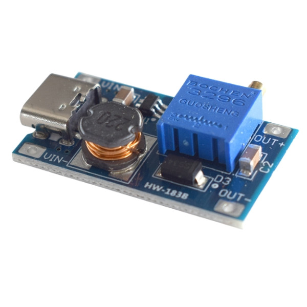 MT3608 Boost Adjustable DC-DC module type-c