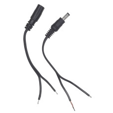 DC Power Connector Plug 5.5 x 2.1 mm (cable cross-section 18awg)