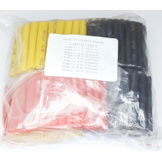 Set of 530 multicolor heat shrink tubes in a package