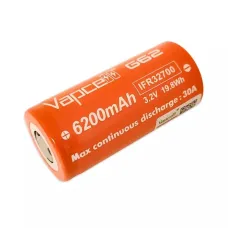 High current battery VapCell 32700 LiFePO4 6200mah 3.2V 30A