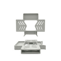 Modular DIN-Rail Heat Dissipation Spacer / Plastic Module Separator (0.5 Module, 9mm)