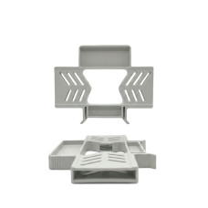 Modular DIN-Rail Heat Dissipation Spacer / Plastic Module Separator (0.5 Module, 9mm)