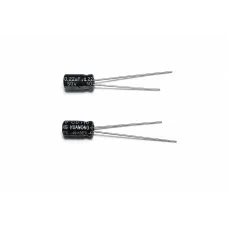 Electrolytic Capacitor 0.22 uF 50 V, Radial Lead 10 pcs