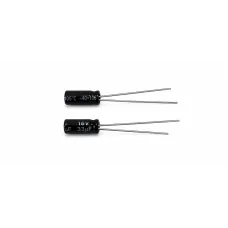 Electrolytic Capacitor 33uF 16V, Radial Lead 10 pcs