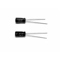 Electrolytic capacitor 47 µF 16 V, radial lead 10 pcs