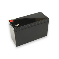 Корпус для акумулятора ES12V-7Ah під елементи 18650 чорний