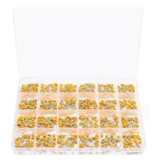 600 Pcs Ceramic Capacitor Set 10pF–10μF 24 Values