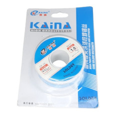 Solder KAINA 1.0 mm with Flux 2% (63% Sn, 37% Pb), 100 g