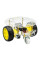Chassis of the Arduino 2WD robot with a round platform