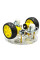Chassis of the Arduino 2WD robot with a round platform