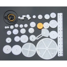 Set of gears, pulleys, belts 34 pcs.