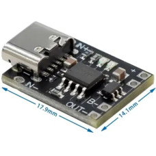 Контроллер заряда TP4056 Mini 4.2В 1А Li-ion Type-C